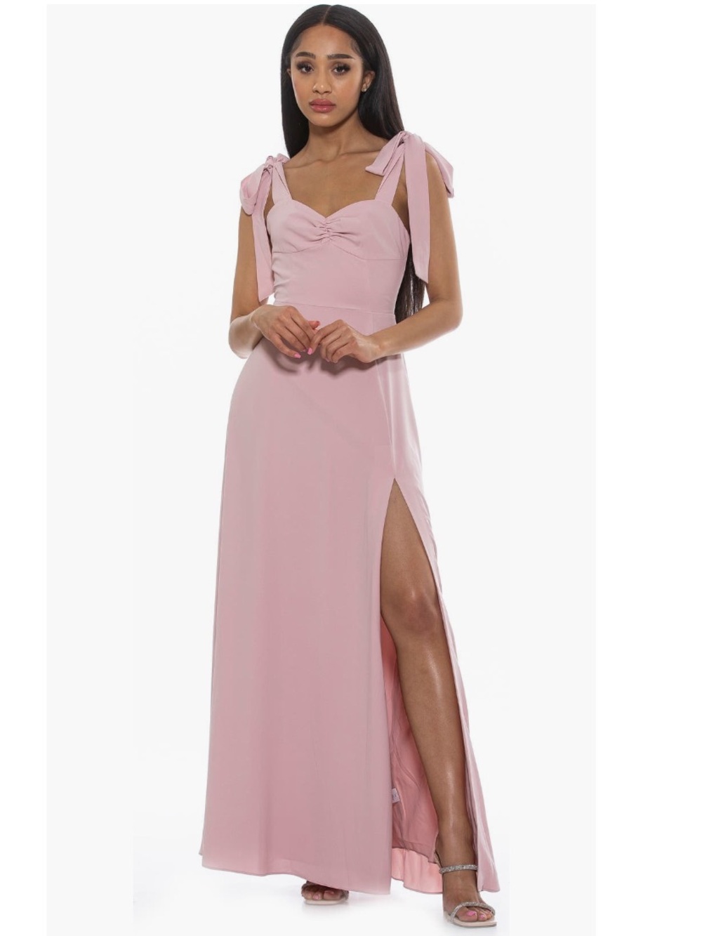 Alexia Admor dress Arya sleeveless maxi pink size 8